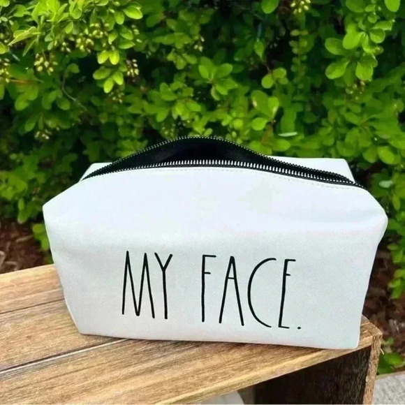 NEW Cosmetic/Makeup/Travel Pouch/Bag by Rae Dunn - MY FACE - Picture 7 of 8